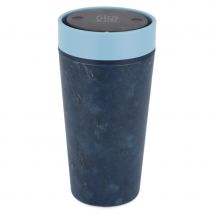 Circular & Co Recycled Fabric Reusable Coffee Cup - Stonewash Blue - 12oz