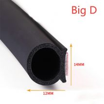 2-8M Rubber Deur Afdichting Strip Grote D Soort Auto Deur Afdichting Strip Universele Noise Isolatie Epdm Auto rubber Waterdichte Afdichtingen Voor Auto