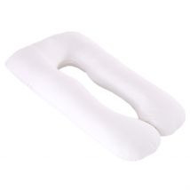 Taie d'oreiller complète en forme de U | Assortiment de 130x70cm, pour le remplacement des traversin de maternité, étui de soutien pour la grossesse, 8 couleurs disponibles