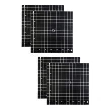 2 pièces 3D imprimante chaleur chaude lit autocollant coordonnée imprimé lit Surface autocollant partie pour 3D imprimante accessoires