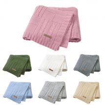 Couvertures de bébé | Enveloppes pour -né, hiver, lange d'emmaillotage pour poussette, couvertures de literie, 100x80cm, couvertures de sommeil douces tricotées pour nourrissons