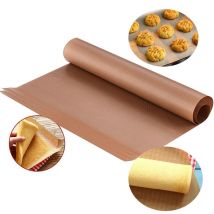 1 pièces 60*40 cm tapis de cuisson réutilisable, feuille résistante aux hautes températures, tampon résistant à la chaleur, antiadhésif, pour barbecue en plein air