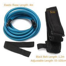 Spot élastique de natation 4m adultes | Cordon d'entraînement, corde d'entraînement au niveau des hanches, ceinture de natation ceinture de sécurité QP2
