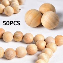 50 pièces boules de papillon de bois de cèdre armoire de camphore déodorant anti-mites boules anti-insectes