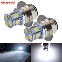 Lampe de projecteur antibrouillard | 2 x P36S BPF P323 Lucas LLB323, lampe de voiture 5050 9SMD 3.6W blanc 6000K 12V 24V 30V DC style automatique