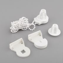 Chaîne de perles 25/28/38mm, Kit extrémités de contrôle, support traitements de fenêtre, accessoires pour rideaux, stores roulants