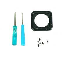 Avec tournevis protection filtre en alliage d'aluminium accessoires de remplacement Kit de couverture d'objectif caméra Sport pour GoPro Hero 4 Session