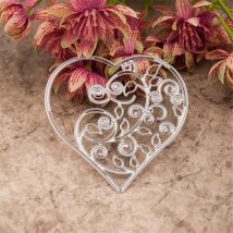 Noël amour Branches métal matrices de découpe Scrapbooking artisanat matrices coupes xmasbricolage carte faire matrice modèle