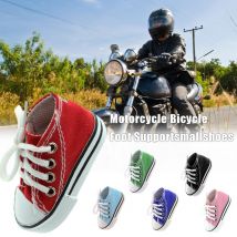 Vélo pied Support petites chaussures moto Support petites chaussures moto côté trépied debout Expansion conseil Mini chaussures clé C
