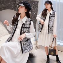 Longue robe blanche en coton | Blouses de maternité, robe ample à la , vêtements pour femmes enceintes, grossesse à manches longues, printemps