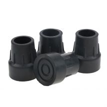 Embouts de rechange antidérapants en caoutchouc pour bâtons de marche de 25mm, 4 pièces, pour Sports de plein air, randonnée, Trekking
