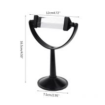Verre optique Triple prisme triangulaire avec support pour l'enseignement du spectre lumineux physique 28TC