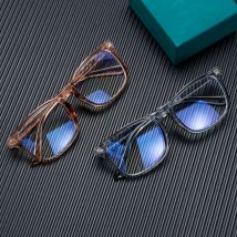 bleu lumière bloquant lunettes unisexe clair lentille ordinateur lunettes lunettes lunettes hommes Anti lumière bleue lunettes de jeu