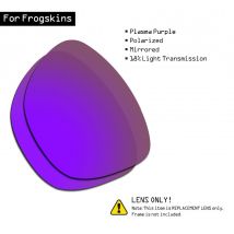 SmartVLT-lunettes de soleil polarisées violettes | Lentilles de rechange pour Oakley Frogskins - Plasma