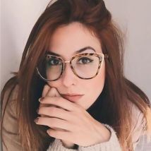 Vintage léopard monture de lunettes femmes Transparent chat oeil lunettes clair lentille myopie Nerd or lunettes cerclées luxe lunettes