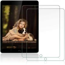 Protecteur d'écran pour tablette, 2 pièces, en verre trempé pour Apple iPad 9.7 5e et 6e génération iPad Air 1 Air 2 iPad Pro 9.7 pouces
