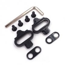 Accessoires vélo chaussures de vélo taquets plaque de verrouillage vtt vélo serrure pédale verrouillage équitation attelle accessoires auto-verrouillage pédale de fer im