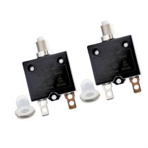 Disjoncteur 30A protecteur de surcharge interrupteur fusible réinitialisable 125/250V 2 pièces