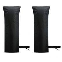 Couvertures de robinet d'extérieur pour hiver extérieur longue robinet protecteur étanche robinet gel protecteurs chaussettes 20x7.87 pouces (noir)