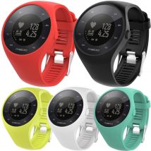 Bracelet de montre en caoutchouc Silicone souple pour montre de Fitness Polar M200 6 couleurs bracelet de remplacement sport bracelet