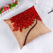 Taie d'oreiller s literie 45x45 cm taie d'oreiller housses pour mariage fleur arbre taie d'oreiller canapé taille jeter housse de coussin décor à la maison