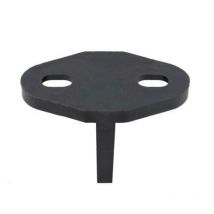 Guide de plancher pour porte coulissante réglable Guide de plancher de porte inférieure avec vis Guide de plancher de porte accessoires de quincaillerie de porte