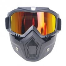 Lunettes amovibles pour moto | Lunettes d'extérieur, ouvert, pour moto, casques de moto Vintage, lunettes de Ski, vélo moto