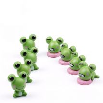 Accessoires de décoration de jardin et de maison | 2 pièces, amoureux grenouille, Animal Miniature, décoration de maisons, Mini artisanat, Micro aménagement paysager, bricolage