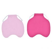 Tablier/selle de poulet à sangle unique 2 pièces, protecteur de fixation de plumes pour volaille, taille Standard-Rose et Rose rouge