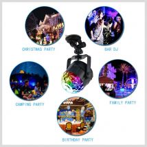 5W USB Disco lumière Led lumières principales mobiles décorations de noël pour la maison Led Par fête lumières lumières lumière LED boule Disco