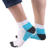 Compression respirante fasciite plantaire talon voûte plantaire soulagement de la douleur Compression Sport chaussettes vêtements de Sport