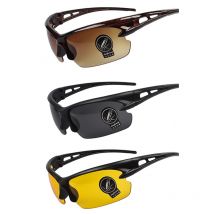 Lunettes de Vision nocturne pilotes lunettes de vision nocturne Anti nuit avec lunettes de conduite lumineuses engrenages de protection lunettes de soleil