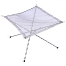Foyer d'extérieur Portable | Cheminée à mailles en acier, parfait pour le Camping, l'arrière-cour et le jardin, sac de transport inclus