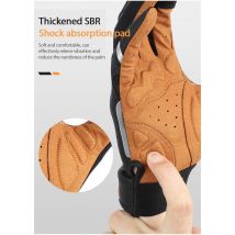 Long doigt vtt vélo écran tactile gants de vélo gants de cyclisme doigt complet absorption des chocs antidérapant moto vélo gants