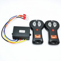 Treuil sans fil universel 433MHz 12V-24V, Kit de récupération de télécommande pour voiture, camion, Jeep SUV