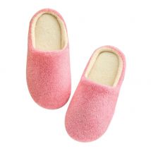 intérieur maison pantoufles antidérapant couleur bonbon court en peluche pantoufles fausse fourrure femmes chaussures