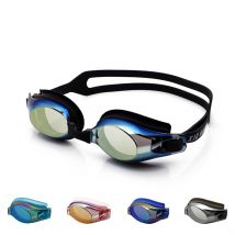 Galvanoplastie Anti-UV Anti-buée maillot de bain lunettes natation plongée réglable lunettes de natation dames hommes natation lunettes bouchon d'oreille