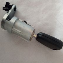 Cylindre de serrure gauche de porte automatique pour Peugeot 307 clé de cylindre de serrure de porte avec rainure