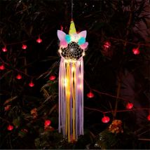 1 pièces licorne capteur de rêves fille chambre mur accessoire pour la décoration de la maison bébé douche licorne fête de mariage de noël-B