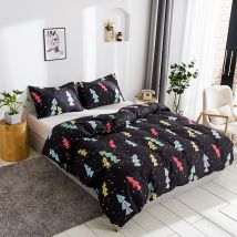 Parure de lit imprimée forêt de pin, ensemble de literie de luxe, housse de couette et taie d&#39;oreiller, 10 tailles, pour lit simple, Double, Full, Queen, US CA, EU, AU