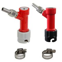 1/4 broches verrouillage fût gaz/liquide goupille serrure maison bière fût déconnexion rapide écrous pivotants + goupille serrure déconnexion ensemble et pinces