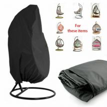 Housse universelle en Polyester pour meubles | Chaise suspendue en plein air, coquille d'oeuf, couverture de Protection contre la poussière, imperméable aux UV pour jardin