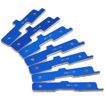 7 Pièces En Alliage D'aluminium Routeur Table Bars Bois Profondeur Distance D'essai Ensemble Bars pour Scie à Table Table de Toupie Shaper
