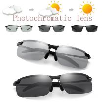 Lunettes photochromiques polarisées pour hommes, verres solaires, classiques, de style pilote, vintage, décolorées pour la pêche, UV400