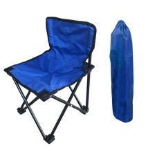 Chaise pliante de pêche bleue chaise pliante Portable adaptée à la randonnée voyage pêche Camping loisirs de plein air
