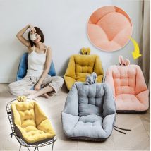Coussin Semi-fermé pour une chaise de bureau | Avec dossier et coussin, pour soulager la douleur, coussin de siège, Sciatica