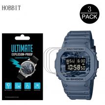 Film de protection HD transparent, 3 pièces, pour Casio G-SHOCK DW-5600CA DW5600CA 2 8 SmartWatch, Film de protection en PET antidéflagrant, pas du verre