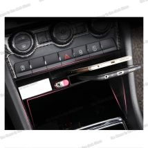 Lsrtw2017 pour Skoda Kodiaq Karoq Gt voiture contrôle Central plaque de rangement garnitures intérieur moulures accessoires style