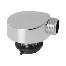 Connecteur de douche en plastique chromé | Baignoire douche, cabine de douche, accessoires pièces