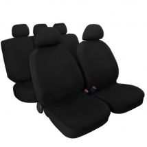 COPRISEDILI MAXY-AUTO FODERE | Faite en italie, SEDILI universi NERO cod MAXY-fermeture éclair MAXY | Fermeture éclair